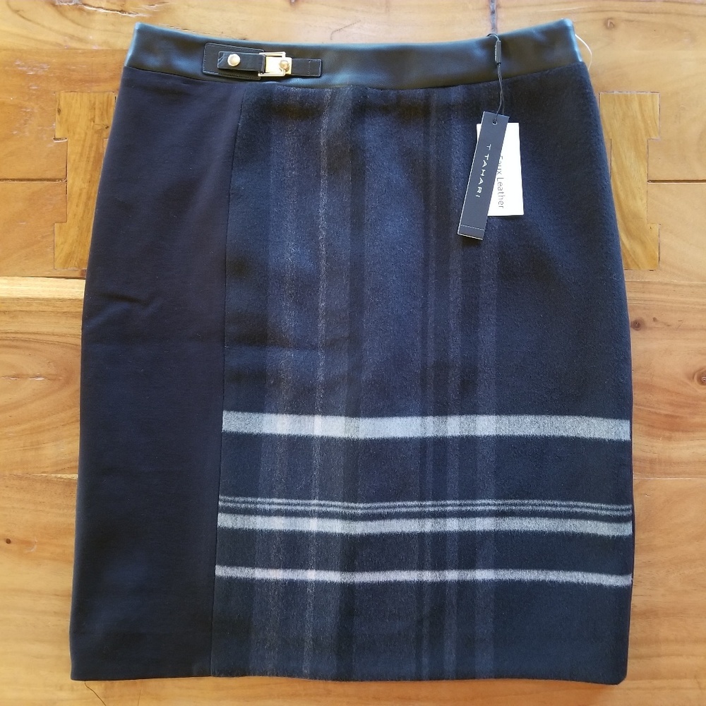 Tahari Pencil Skirt Size 8 Multicolored